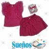 CONJUNTO CON SHORT PARA NIÑA